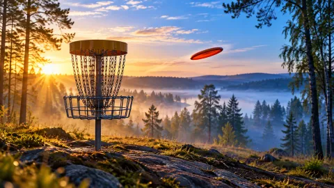 frisbeegolf